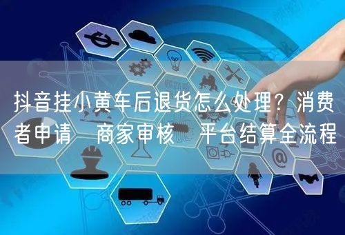 抖音挂小黄车后退货怎么处理？消费者申请→