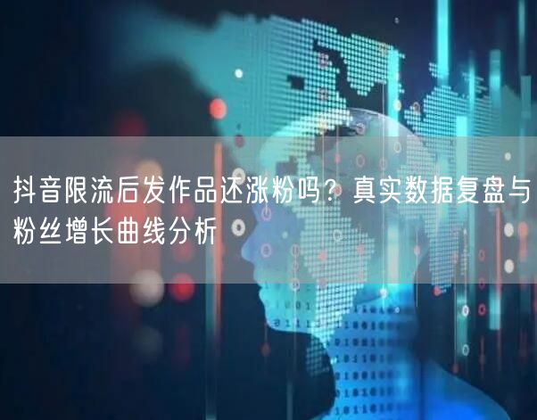 抖音限流后发作品